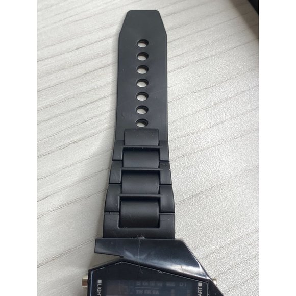 LED Aircraft Watch Waterproof Creative Watch - Black - Picture 5 of 6